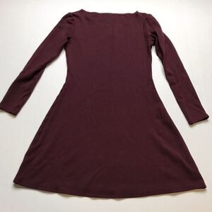 American Apparel Size XS Dark Red Maroon  Dress Flare Short A343